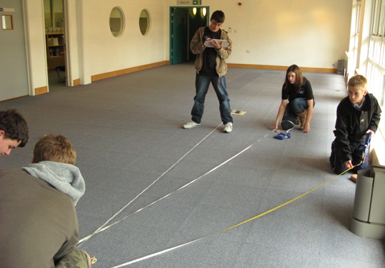 Trilateration 2D survey 