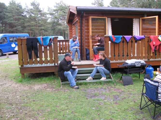Clive, Jan, Rebecca and Cristin at Avon Tyrell