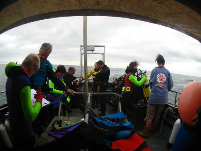 The team getting ready